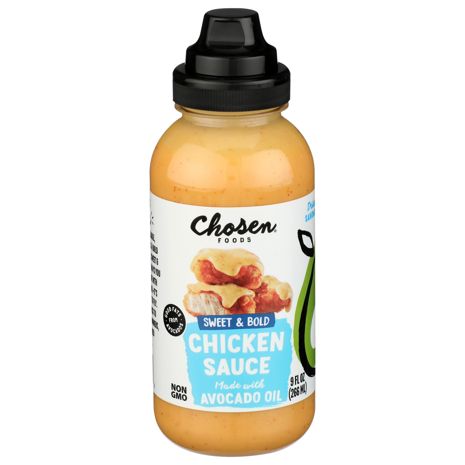 slide 1 of 3, Chosen Foods Chicken Sauce, 9 fl oz