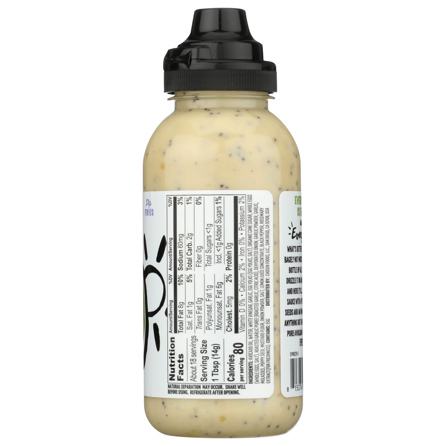 slide 2 of 3, Chosen Foods Everything Sauce, 9 fl oz