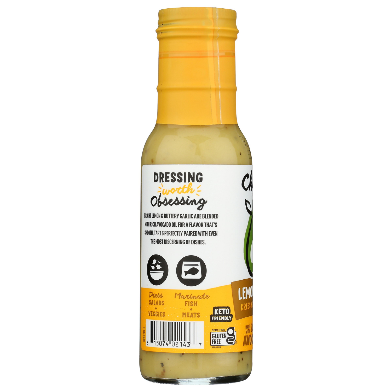 slide 4 of 4, Chosen Foods Lemon Garlic Dressing and Marinade, 8 oz