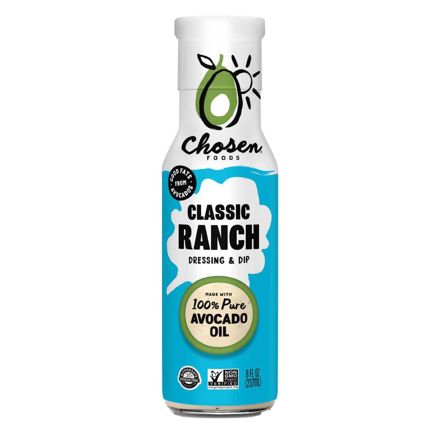 slide 1 of 4, Chosen Foods Ranch Dressing & Marinade - 8 fl oz, 8 fl oz