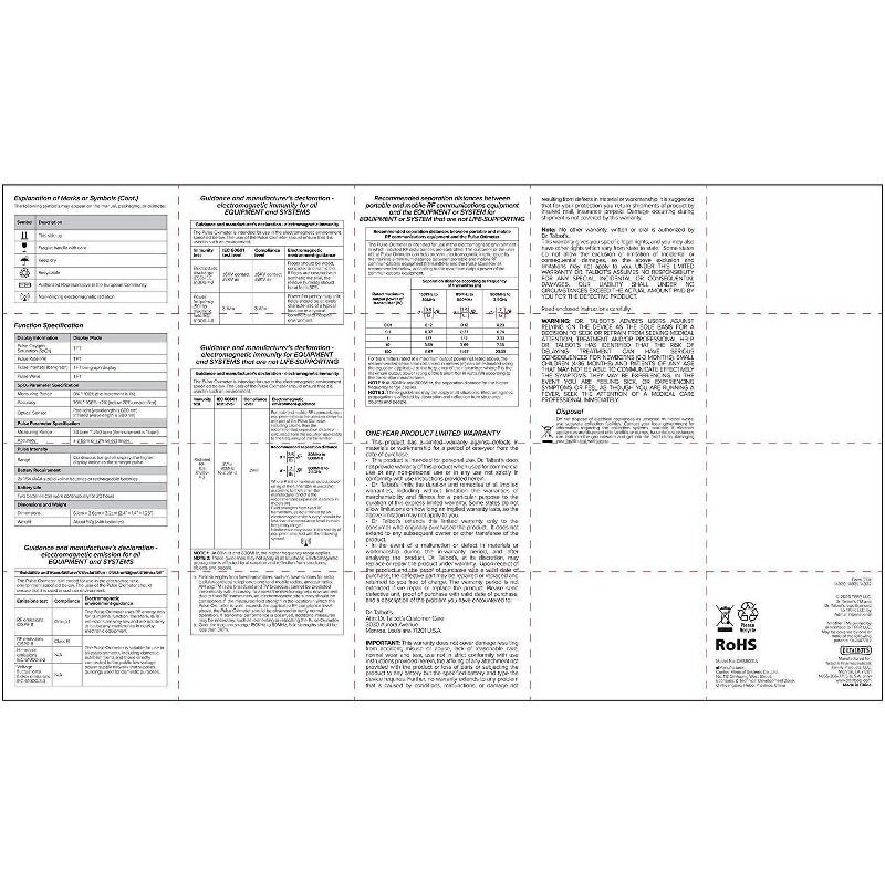 slide 8 of 11, Dr. Talbot's Pulse Oximeter, 1 ct