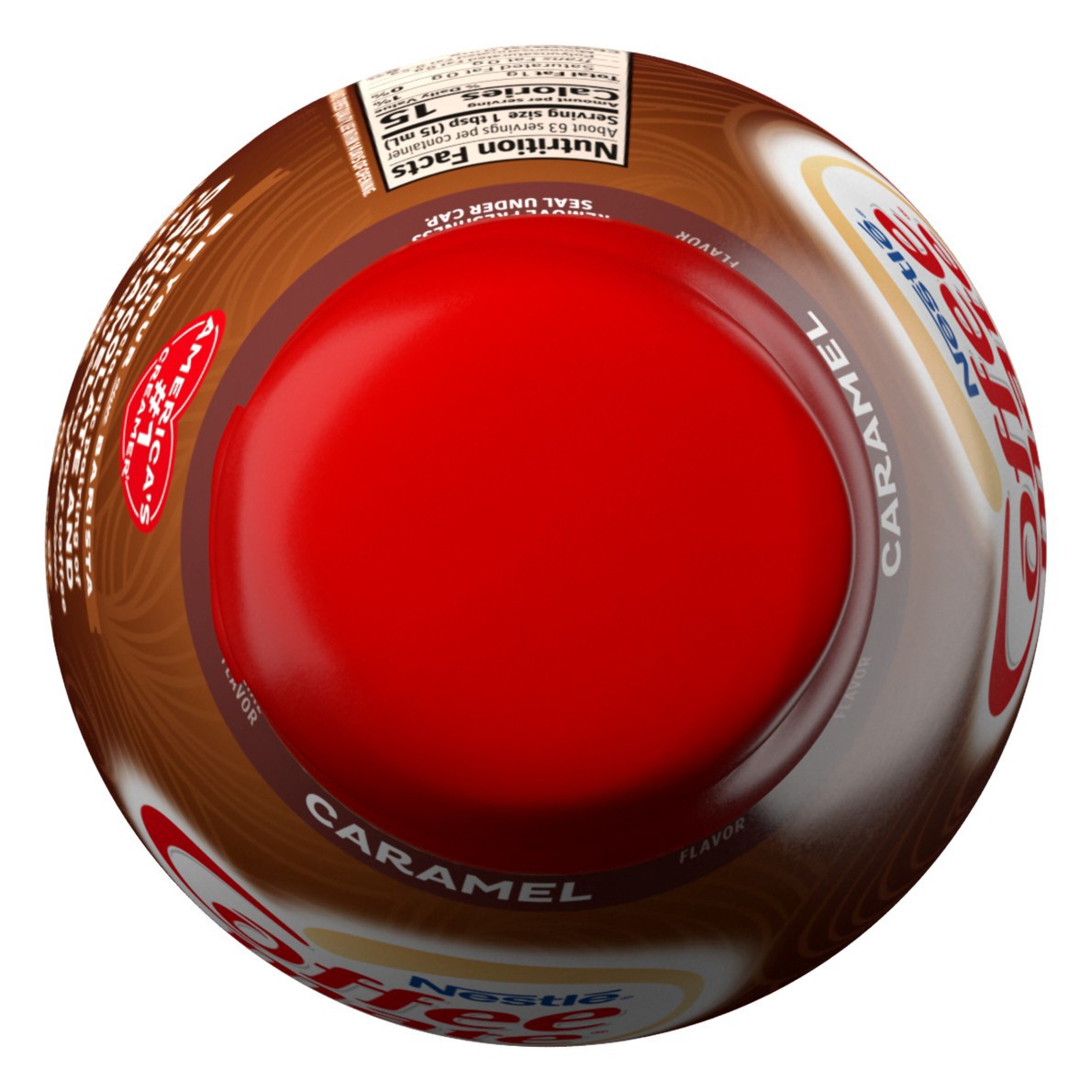 CoffeeMate Zero Sugar Chocolate Caramel Coffee Creamer 32 fl oz (1qt