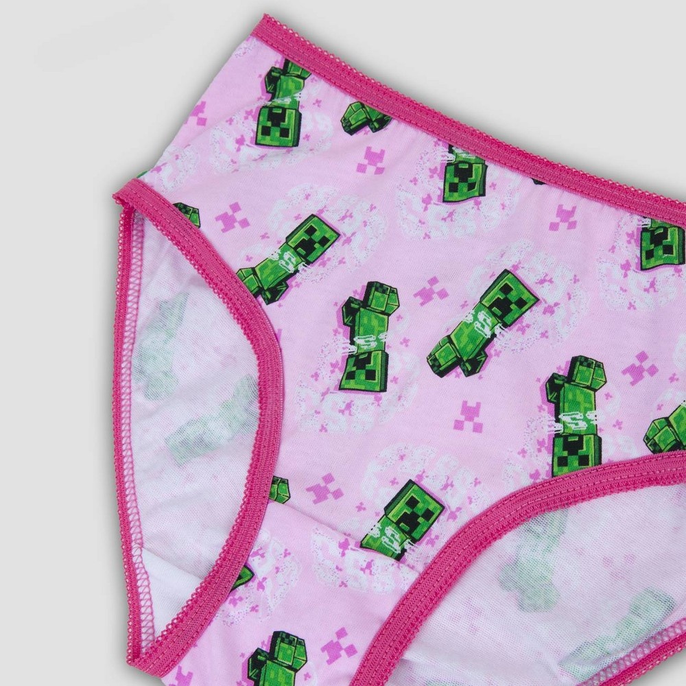 Girls' Minecraft 7pk Underwear - 4 7 ct | Shipt