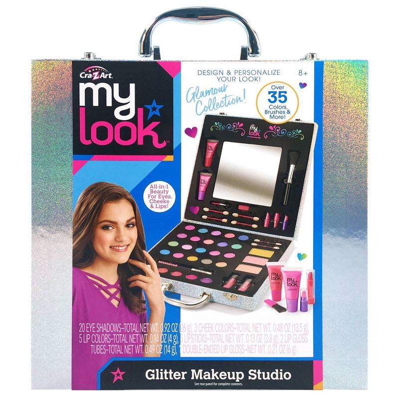 slide 1 of 8, My Look Glitter Makeup Studio by Cra-Z-Art, 1 ct