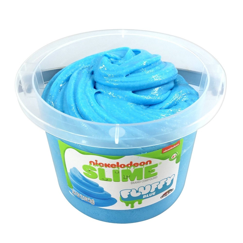 slide 2 of 8, Nickelodeon Fluffy Slime Bucket by Cra-Z-Art, 36 oz