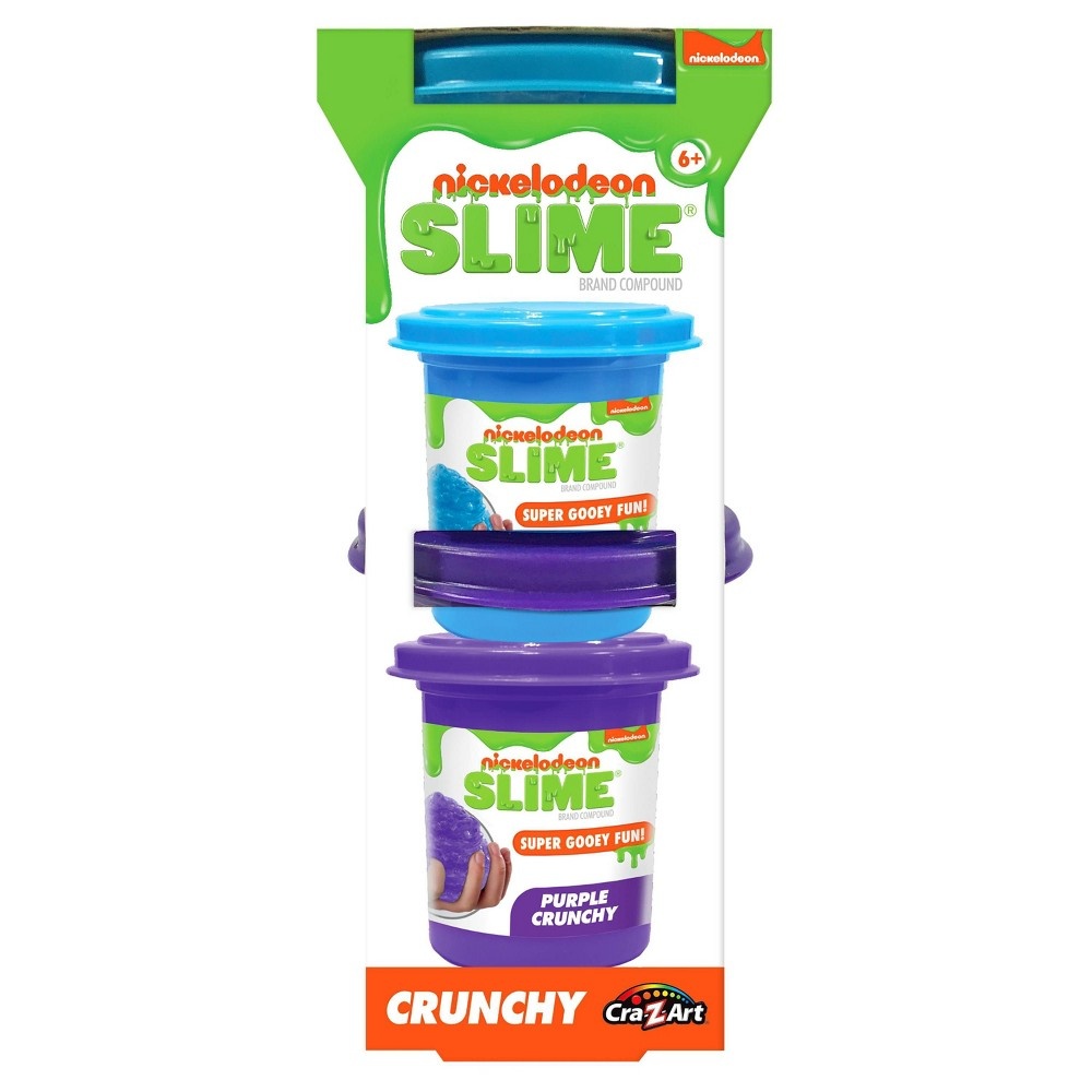 slide 2 of 7, Nickelodeon Crunchy Slime by Cra-Z-Art, 2 ct