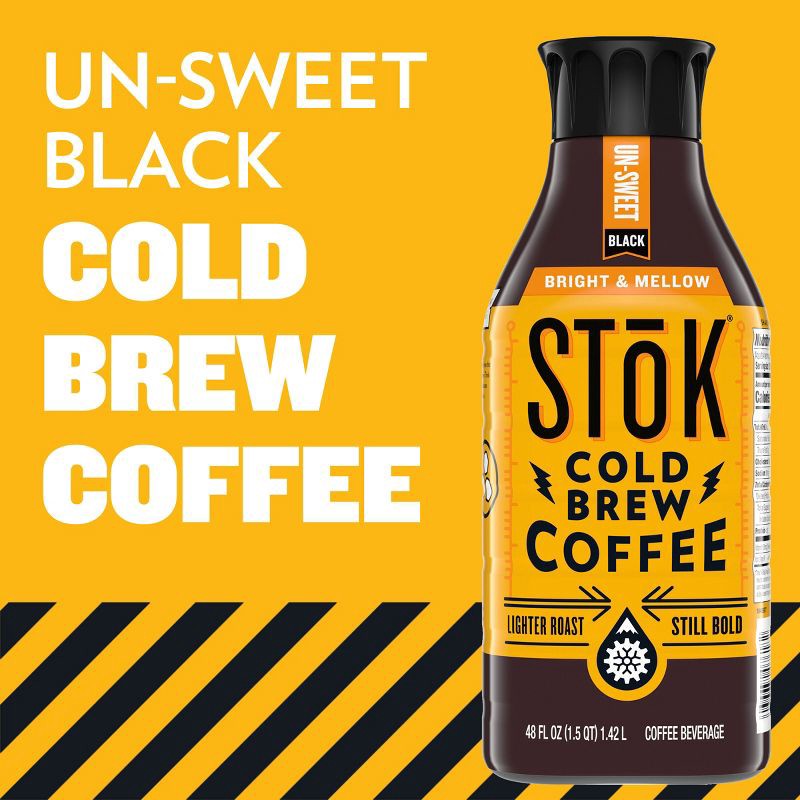 slide 3 of 13, SToK Bright & Mellow Cold Brew Coffee - 48 fl oz, 48 fl oz