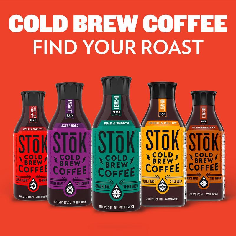 slide 8 of 13, SToK Bright & Mellow Cold Brew Coffee - 48 fl oz, 48 fl oz
