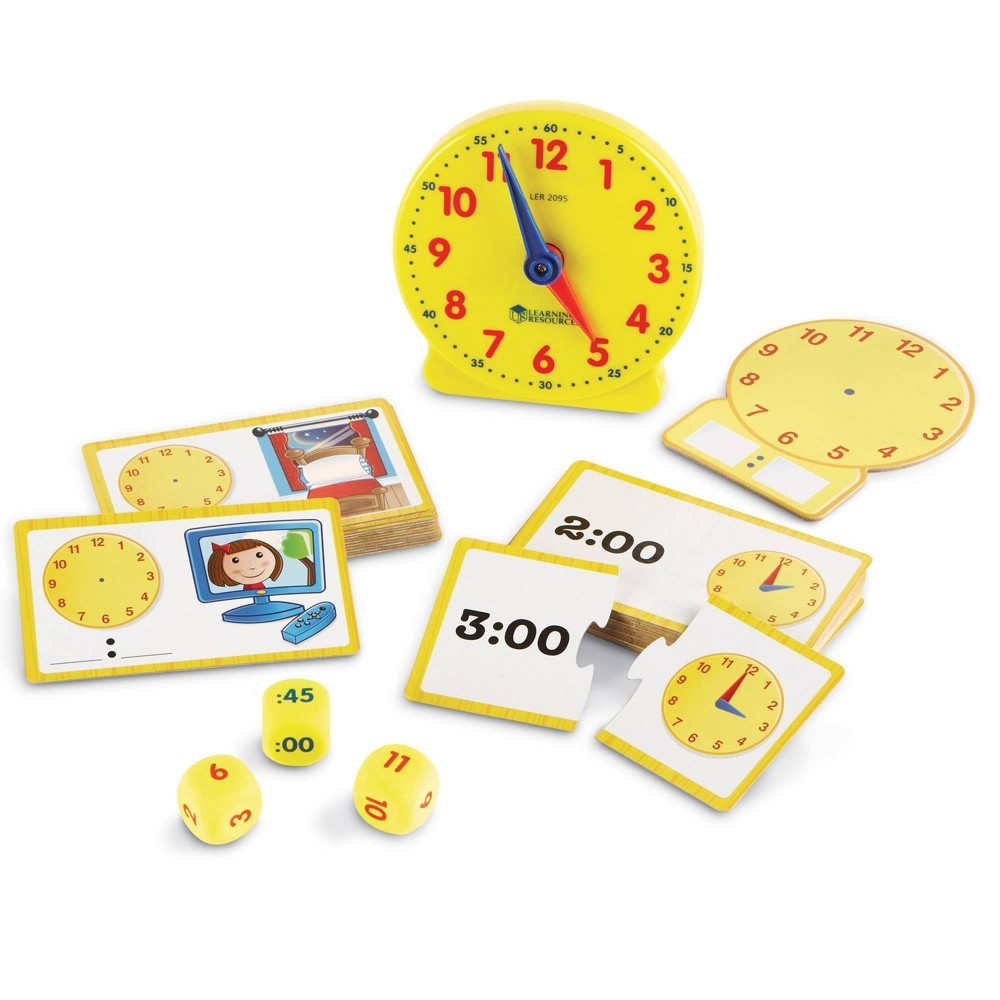 slide 2 of 4, Time Activity Set - Learning Resources, 41 ct