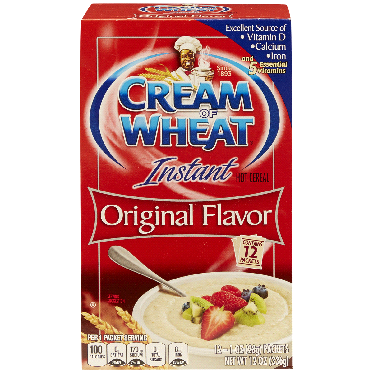 slide 1 of 8, Cream of Wheat Instant Original, 12 ct