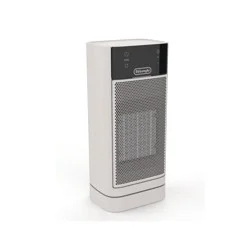 DeLonghi 1500 -Watt Ceramic Compact personal Indoor Electric Space Heater with Thermostat with Remote