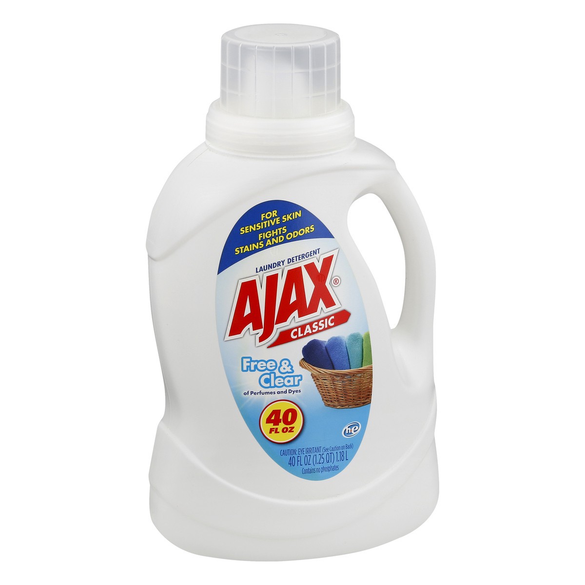 slide 3 of 11, Ajax Classic Free & Clear Laundry Detergent 40 oz, 40 oz