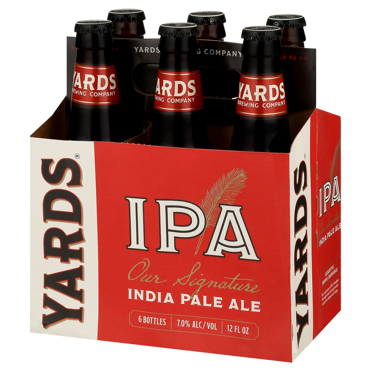 slide 3 of 9, Yards Our Signature IPA Beer 6 - 12 fl oz Bottles, 72 oz
