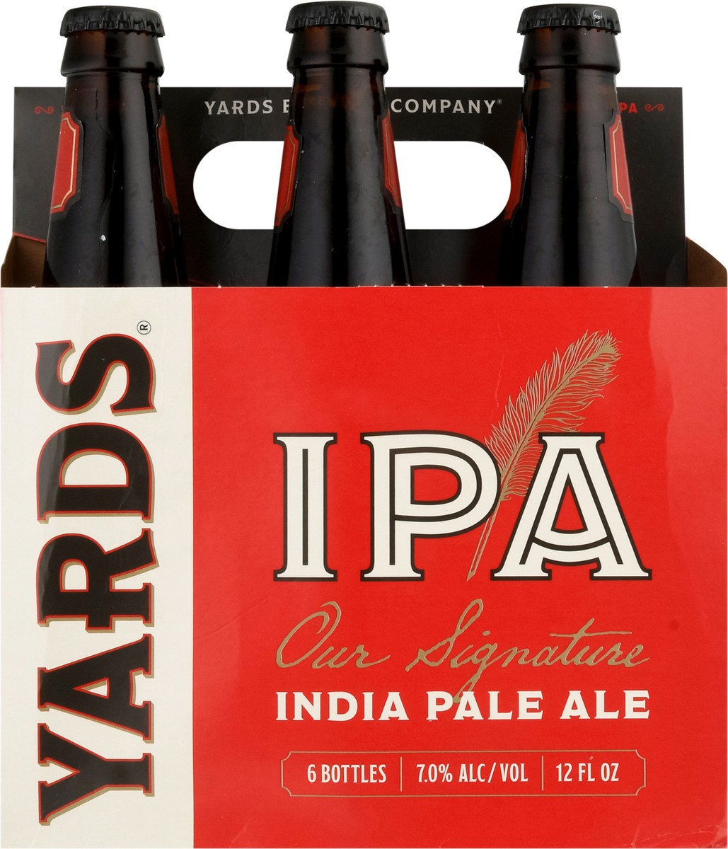 slide 6 of 9, Yards Our Signature IPA Beer 6 - 12 fl oz Bottles, 72 oz