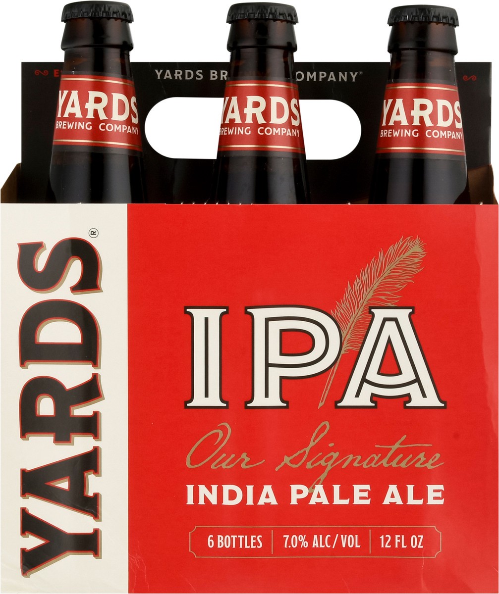 slide 9 of 9, Yards Our Signature IPA Beer 6 - 12 fl oz Bottles, 72 oz