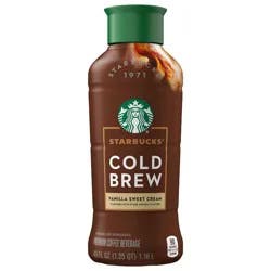 Starbucks Discoveries Discoveries Vanilla Sweet Cream Cold Brew Coffee - 40 fl oz
