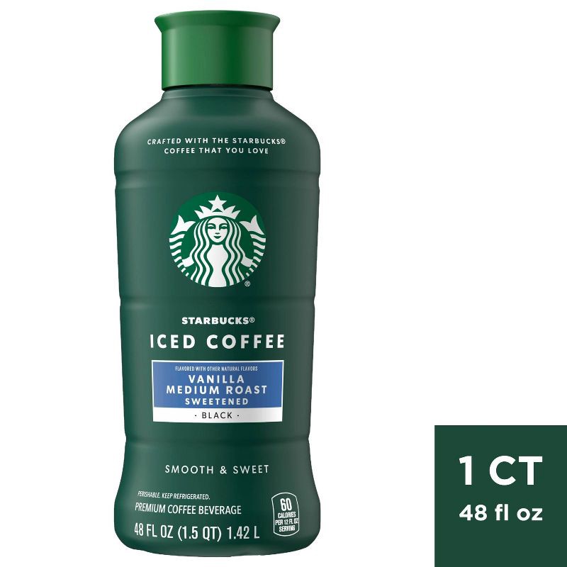 slide 1 of 3, Starbucks Discoveries Vanilla Iced Coffee - 48 fl oz, 48 fl oz