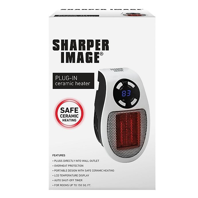 slide 4 of 6, Sharper Image Wall Plug-In Space Heater - White, 1 ct