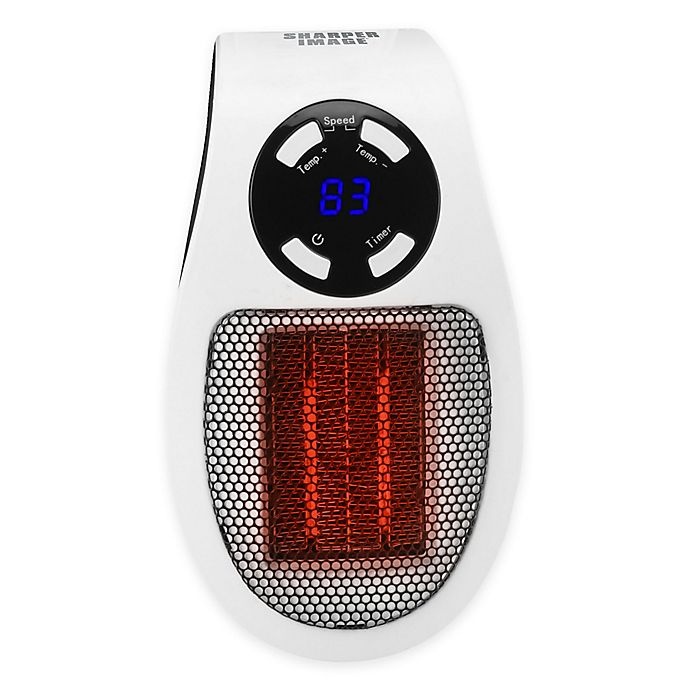 slide 1 of 6, Sharper Image Wall Plug-In Space Heater - White, 1 ct