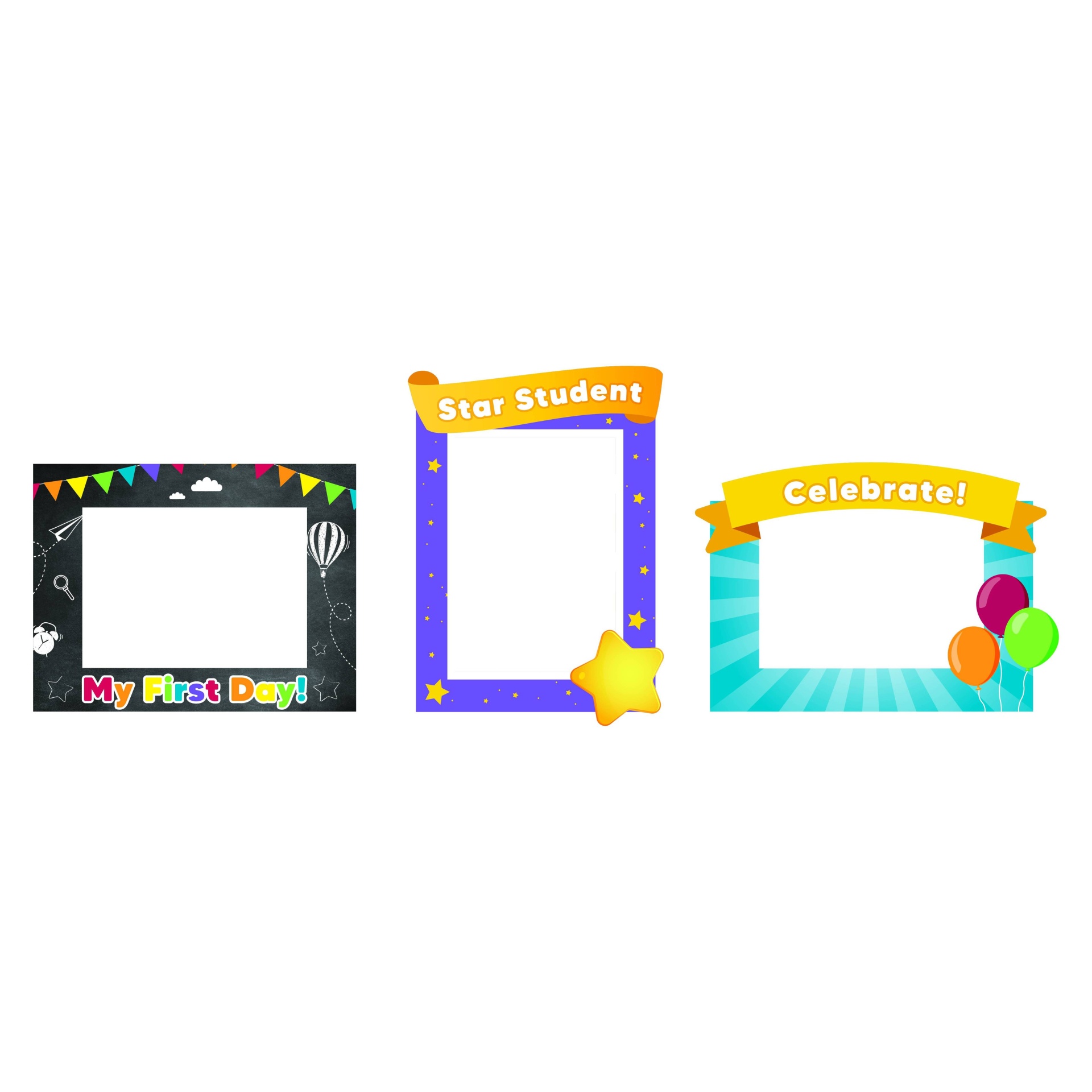 slide 1 of 8, Photo Frames Mixed Carton - Astrobrights, 1 ct
