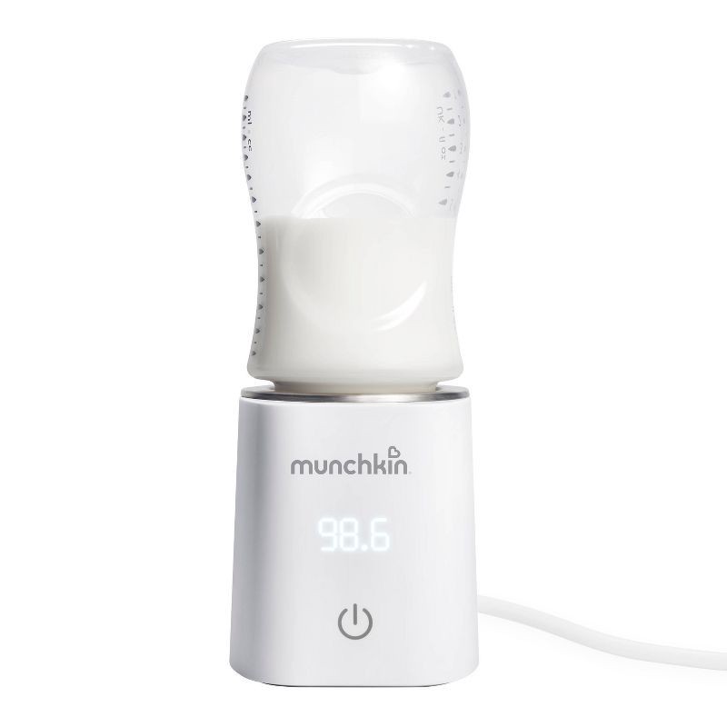 slide 1 of 4, New Munchkin 98° Digital Bottle Warmer – Perfect Temperature, Every Time, 1 ct
