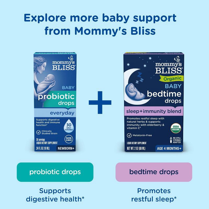 slide 8 of 10, Mommy's Bliss Baby Multivitamin + Iron - 1 fl oz, 1 fl oz