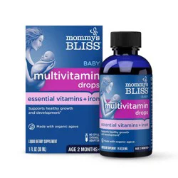 Mommy's Bliss Baby Multivitamin + Iron - 1 fl oz