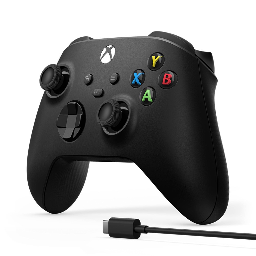 slide 2 of 5, Microsoft Xbox Wireless Controller + USB-C Cable for Xbox One/Series X|S, 1 ct