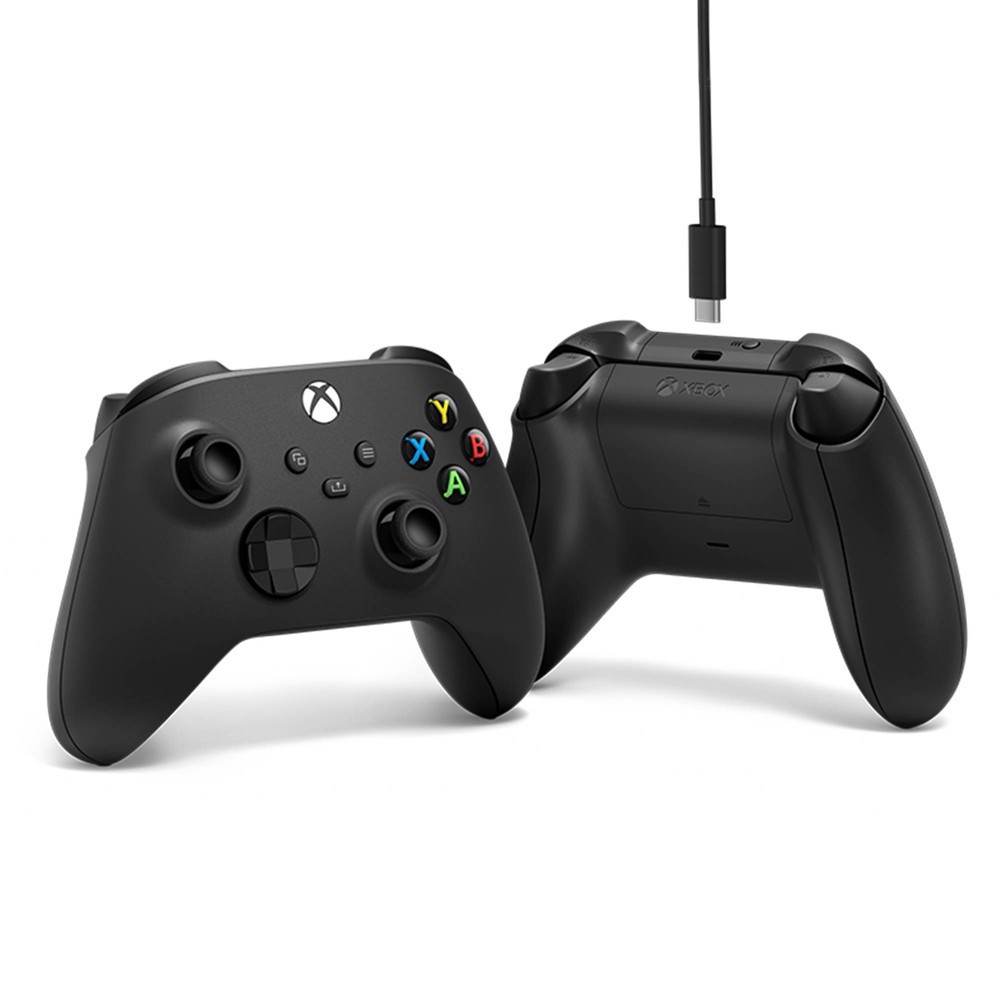 slide 3 of 5, Microsoft Xbox Wireless Controller + USB-C Cable for Xbox One/Series X|S, 1 ct
