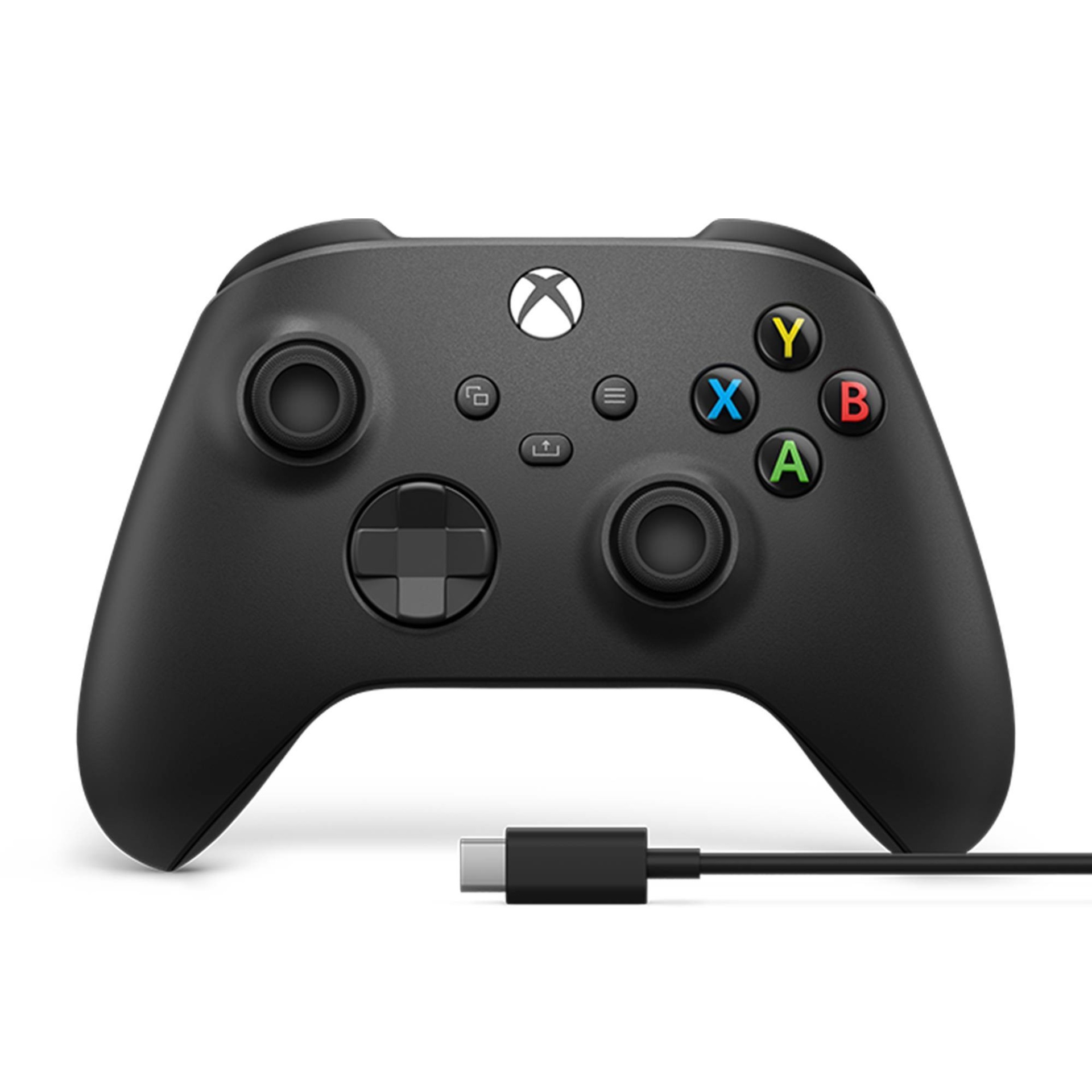 slide 1 of 5, Microsoft Xbox Wireless Controller + USB-C Cable for Xbox One/Series X|S, 1 ct