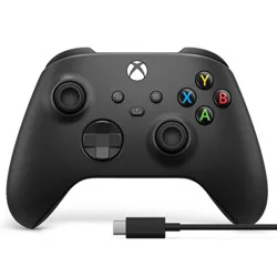 Xbox Wireless Controller + USB-C Cable for Xbox One/Series X|S: Bluetooth, Microsoft