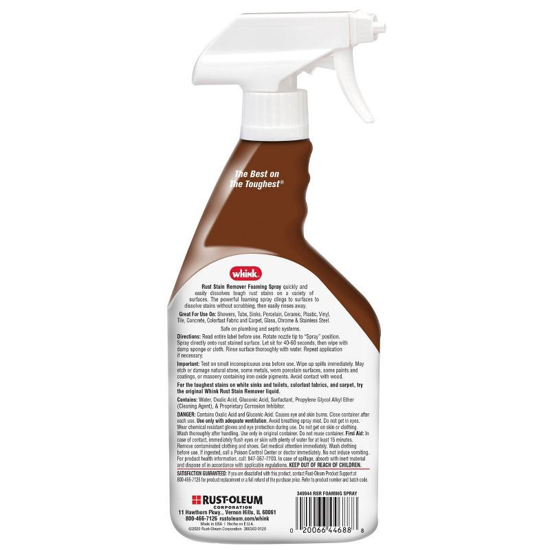 slide 2 of 11, Whink Rust Stain Remover Foaming Spray - 24 fl oz, 24 fl oz