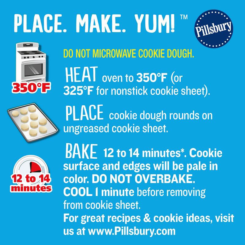 slide 5 of 9, Pillsbury Ready-to-Bake Bunny Shape Sugar Cookie Dough - 9.1oz/20ct, 9.1 oz, 20 ct