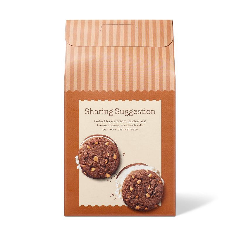 slide 4 of 4, Soft Baked Chocolate Caramel Flavored Brownie Cookie - 8oz - Favorite Day™, 8 oz