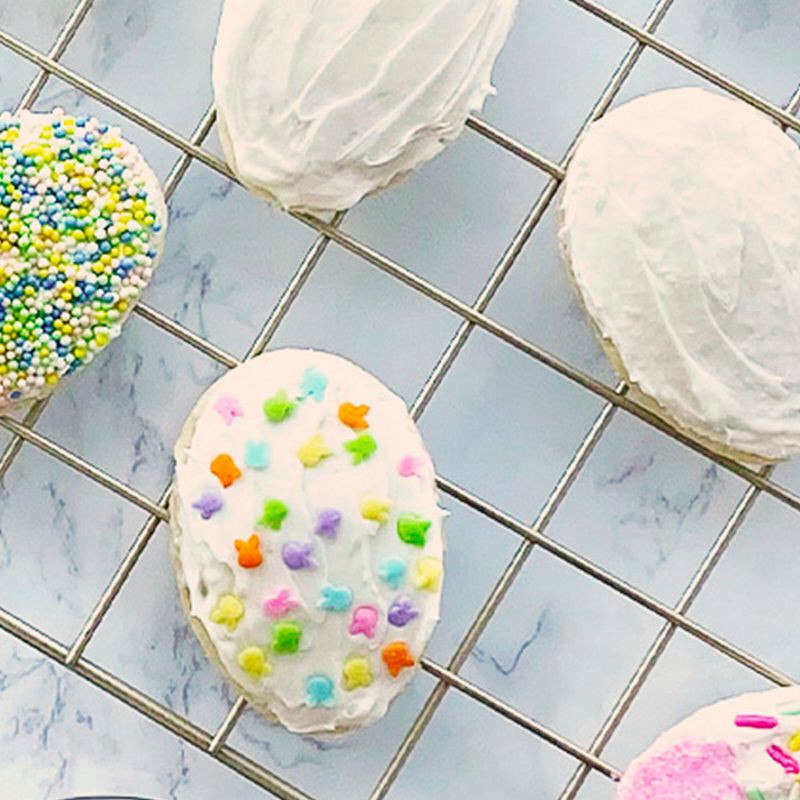 slide 3 of 9, Pillsbury Ready-to-Bake Egg Cutout Shape Sugar Cookie Dough - 10ct/7.2oz, 10 ct, 7.2 oz