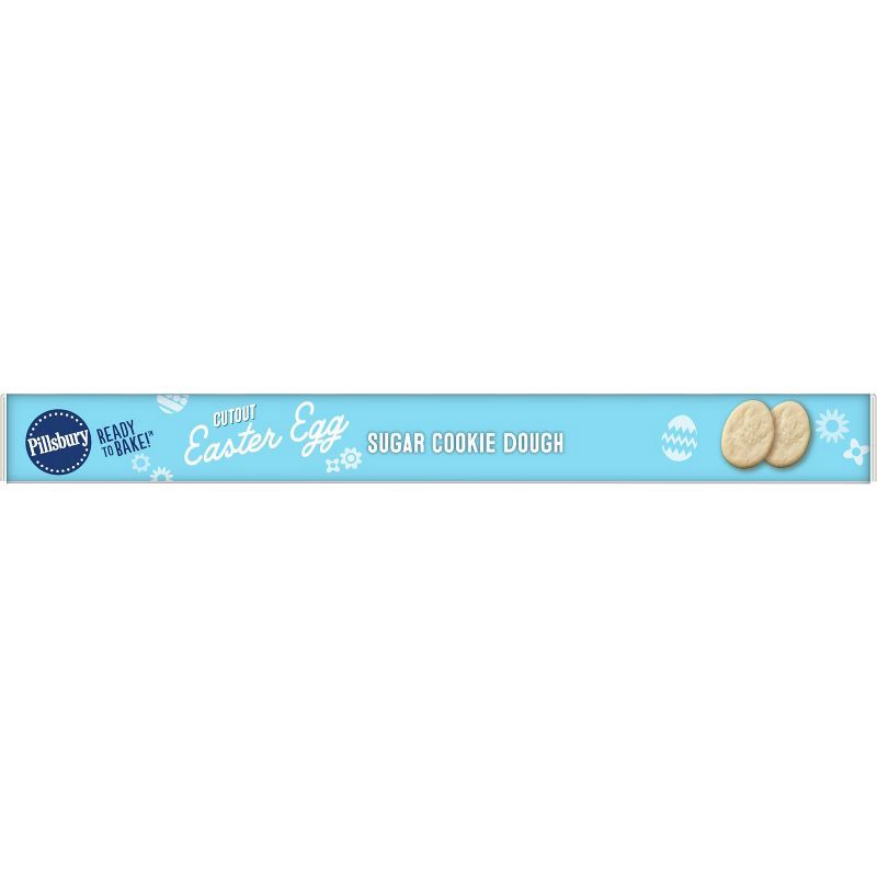 slide 8 of 9, Pillsbury Ready-to-Bake Egg Cutout Shape Sugar Cookie Dough - 10ct/7.2oz, 10 ct, 7.2 oz