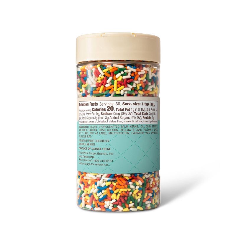 slide 2 of 3, Rainbow Sprinkles - 9.3oz - Favorite Day™, 9.3 oz