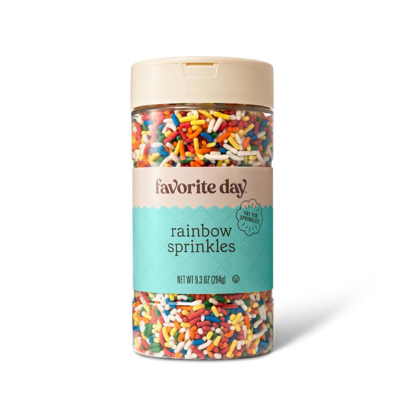 slide 1 of 3, Rainbow Sprinkles - 9.3oz - Favorite Day™, 9.3 oz