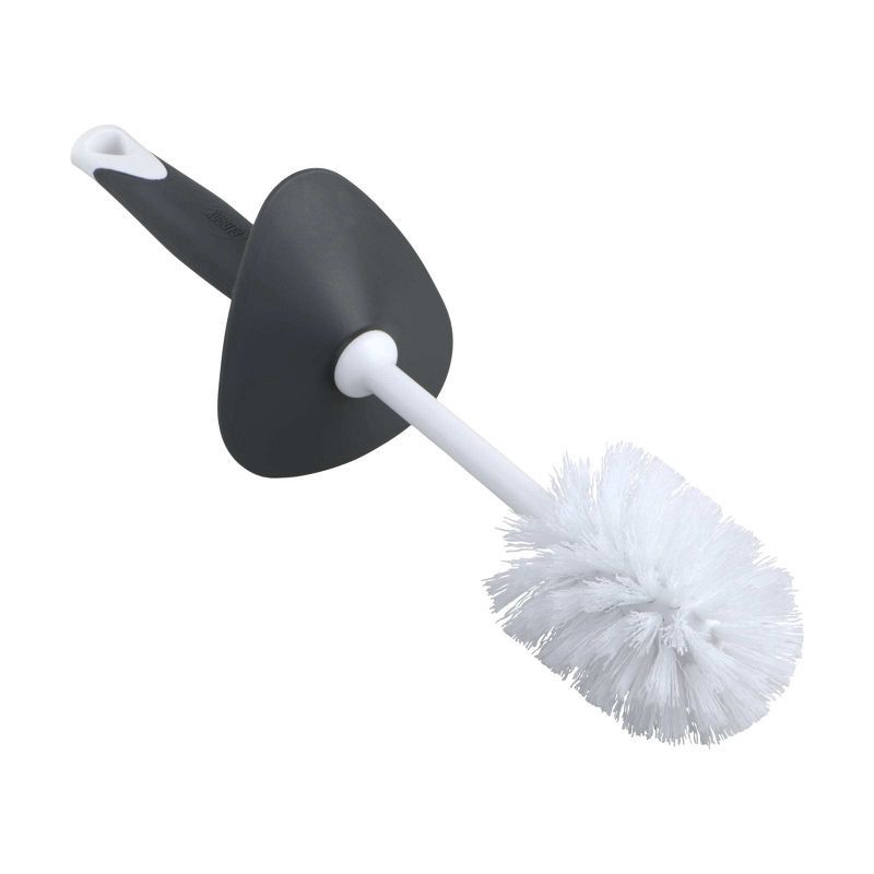 slide 4 of 8, Clorox Covered Toilet Brush & Holder, 1 ct
