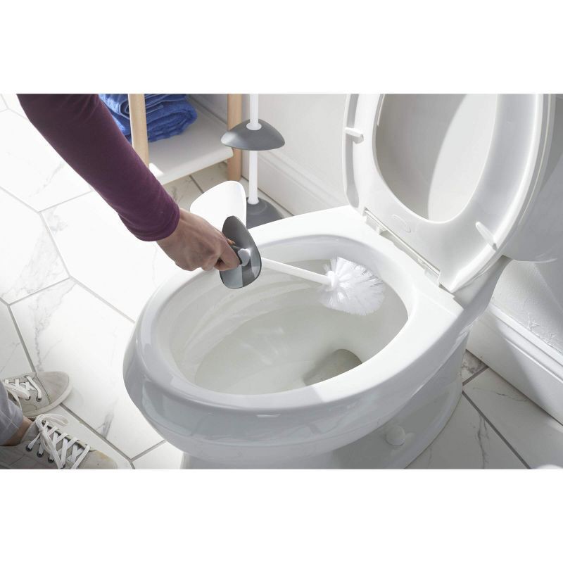 slide 7 of 8, Clorox Covered Toilet Brush & Holder, 1 ct