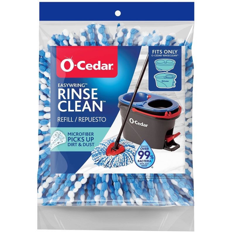 slide 1 of 13, O-Cedar RinseClean Mop Head Replacement, 1 ct