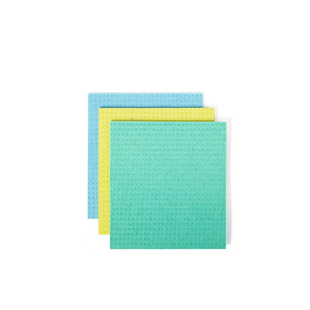 slide 4 of 5, Full Circle Squeeze Cellulose Sponge Cloths 3 ea, 3 ct