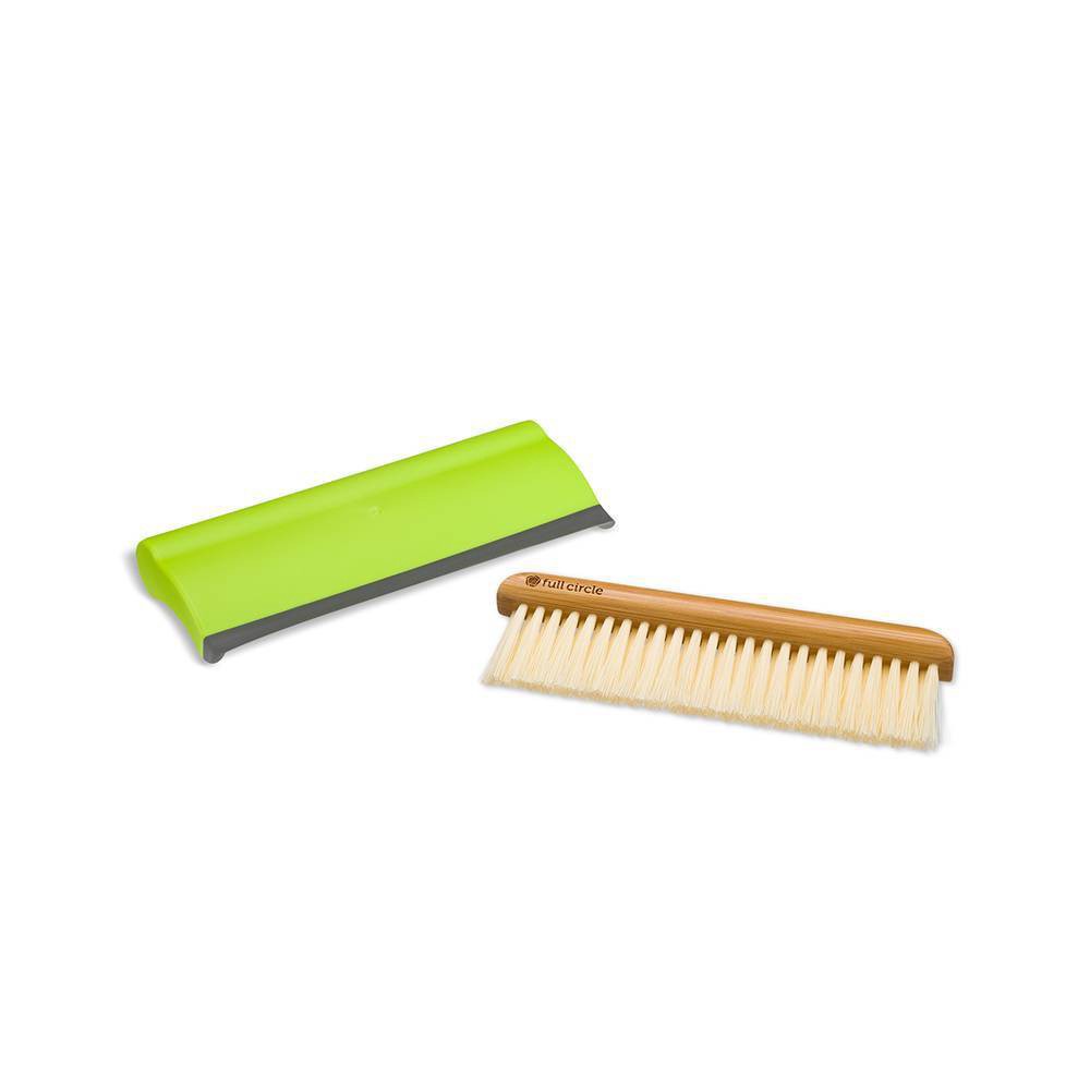 slide 5 of 6, Full Circle Crumb Runner Counter Sweep and Squeegee - Green, 1 ct