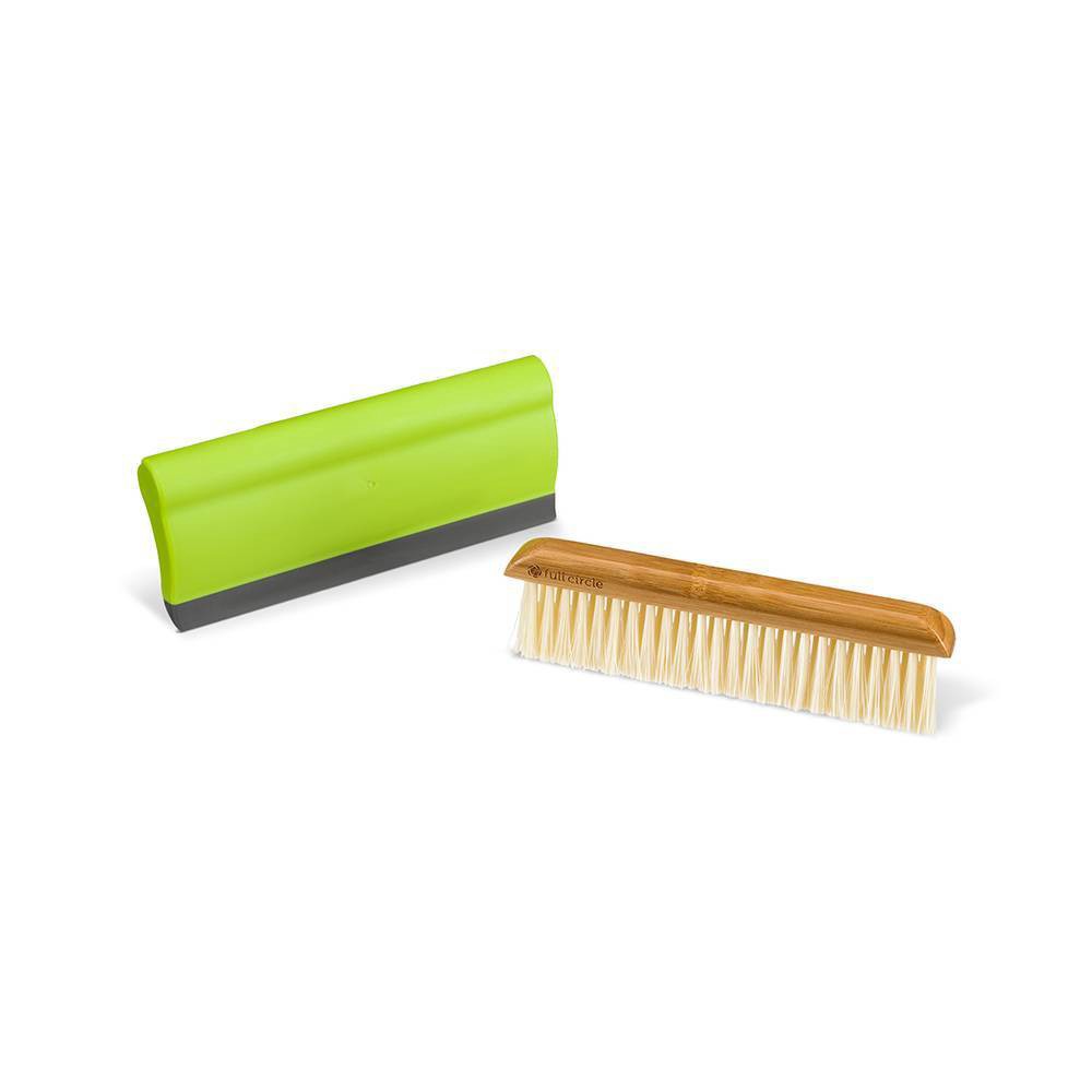 slide 6 of 6, Full Circle Crumb Runner Counter Sweep and Squeegee - Green, 1 ct