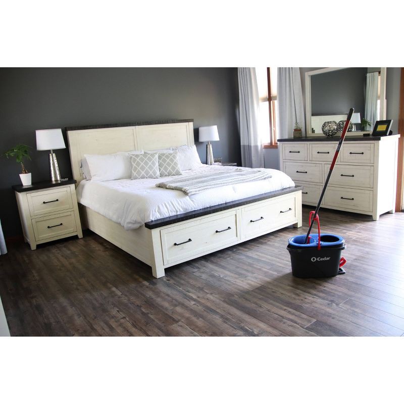 slide 19 of 23, O-Cedar RinseClean Spin Mop & Bucket System, 1 ct