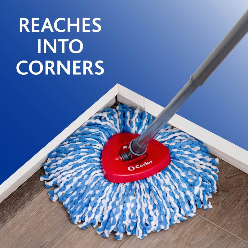 slide 6 of 22, O-Cedar EasyWring RinseClean Spin Mop & Bucket System, 1 ct