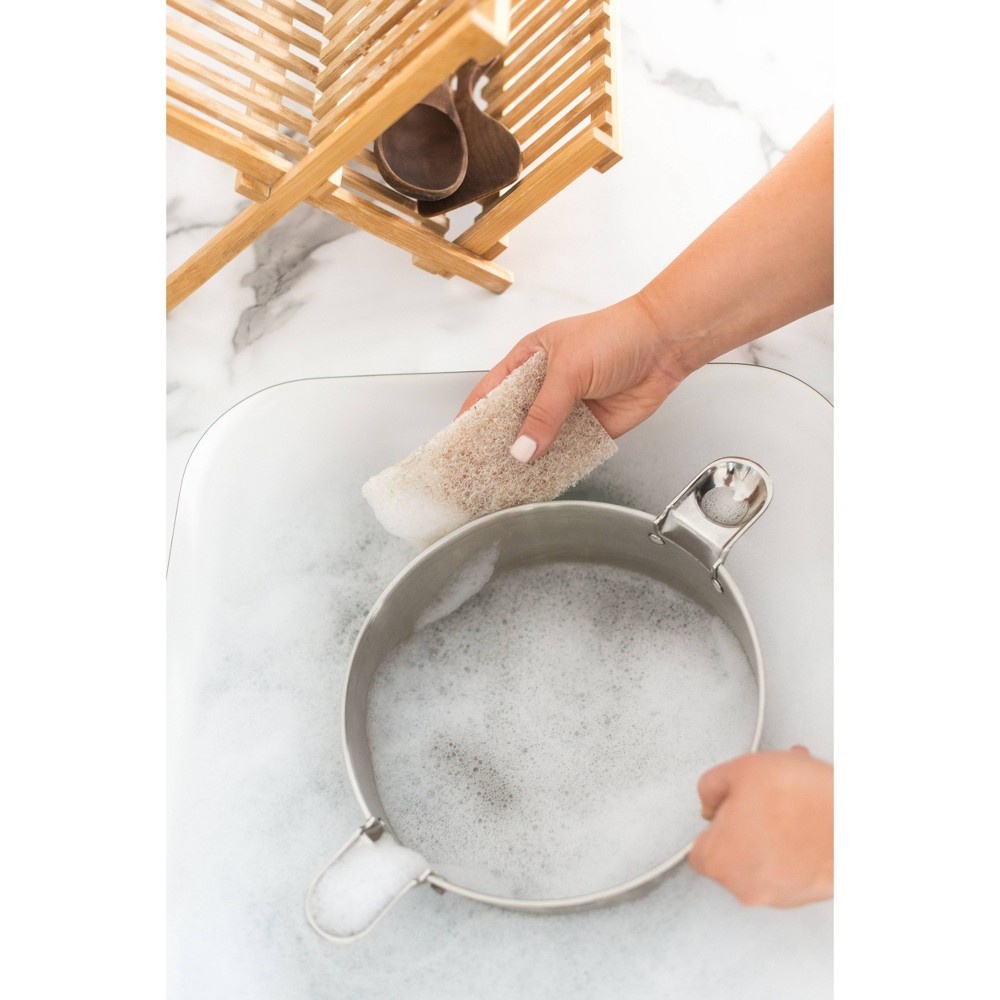 slide 5 of 6, Full Circle Plain Jane Plant Sponge, 3 ct