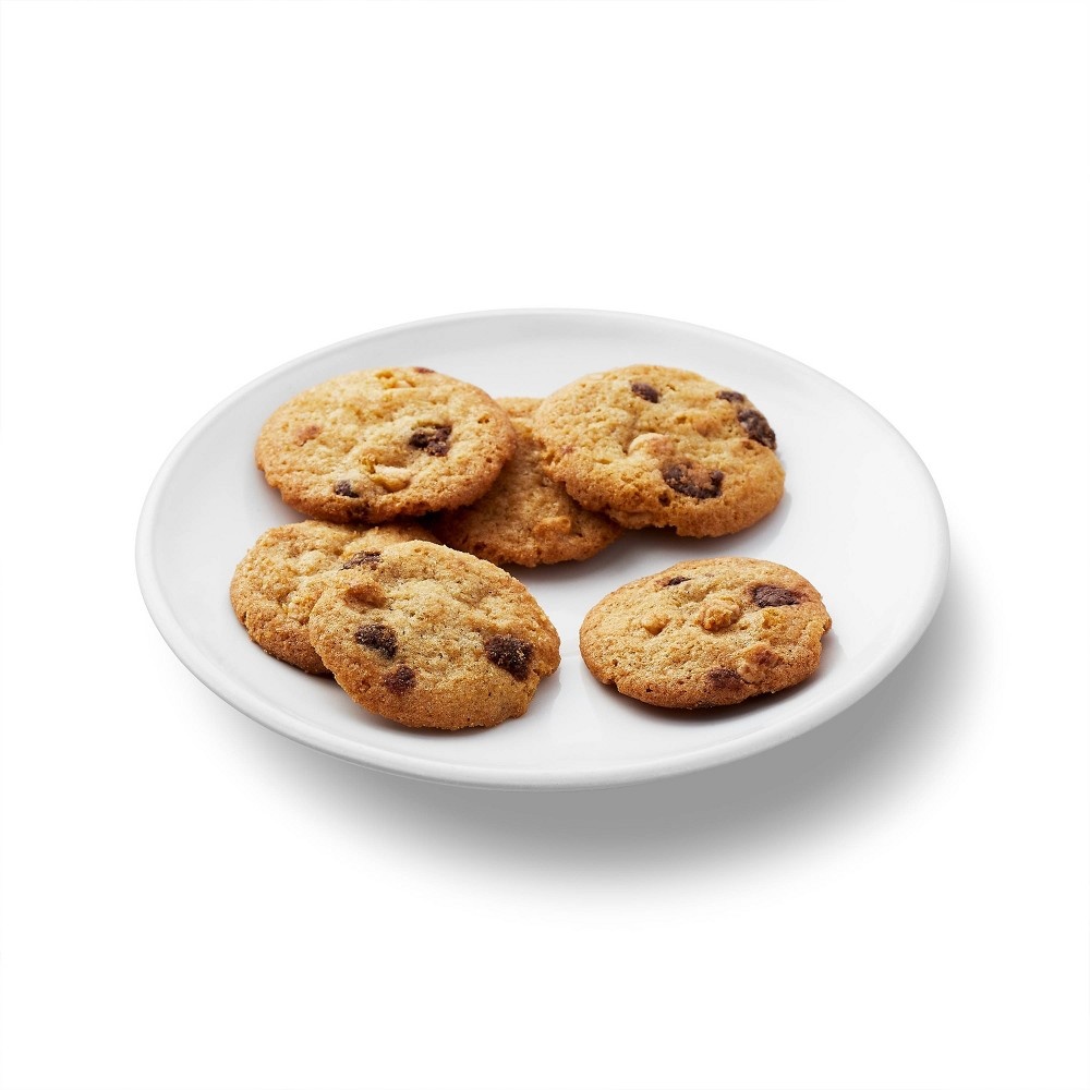 slide 2 of 4, Salted Caramel Chocolate Chip Cookie Thin - 7oz - Favorite Day, 7 oz