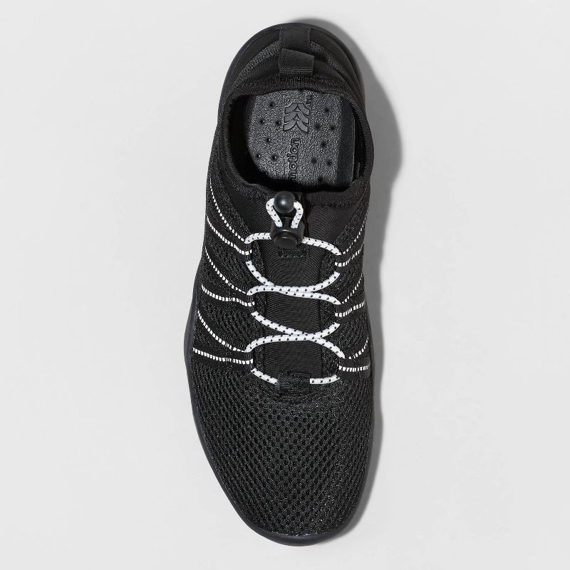 slide 3 of 4, Women's Aurora Water Shoes - All In Motion™ Black 6: Bungee Toggle, EVA Insole, Flocked Outsole, 1 ct