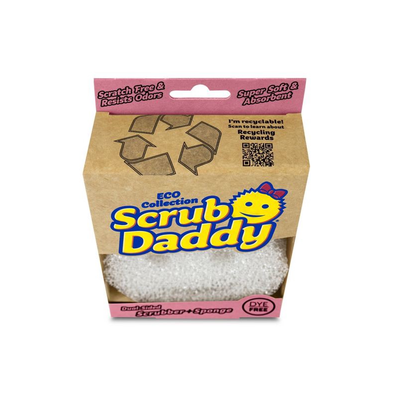 Scrub Daddy Dye Free Scrub Mommy Sponge Dual Sided ECO Collection New